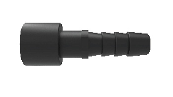 Розеточный пневмо-контакт DPCF-1.6 - Розеточный пневматический контакт, для вставок DMP-003, диаметр шланга 1.6 мм, до 8 bar/116 psi, поликарбонат