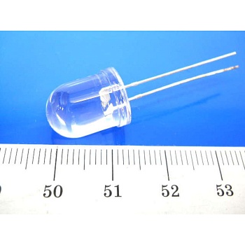 FYL-10013URC - Светодиод 10мм/красный/640нм/8000мкд/прозрачный/20°