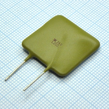 LVR200S-240 - Самовосстанавливающийся предохранитель PTC 2A(hold) 4A(trip) 240VDC/240VAC 4.5W 28s 0.089Ohm Radial 24.9 X 6.1 X 33.8mm Bag