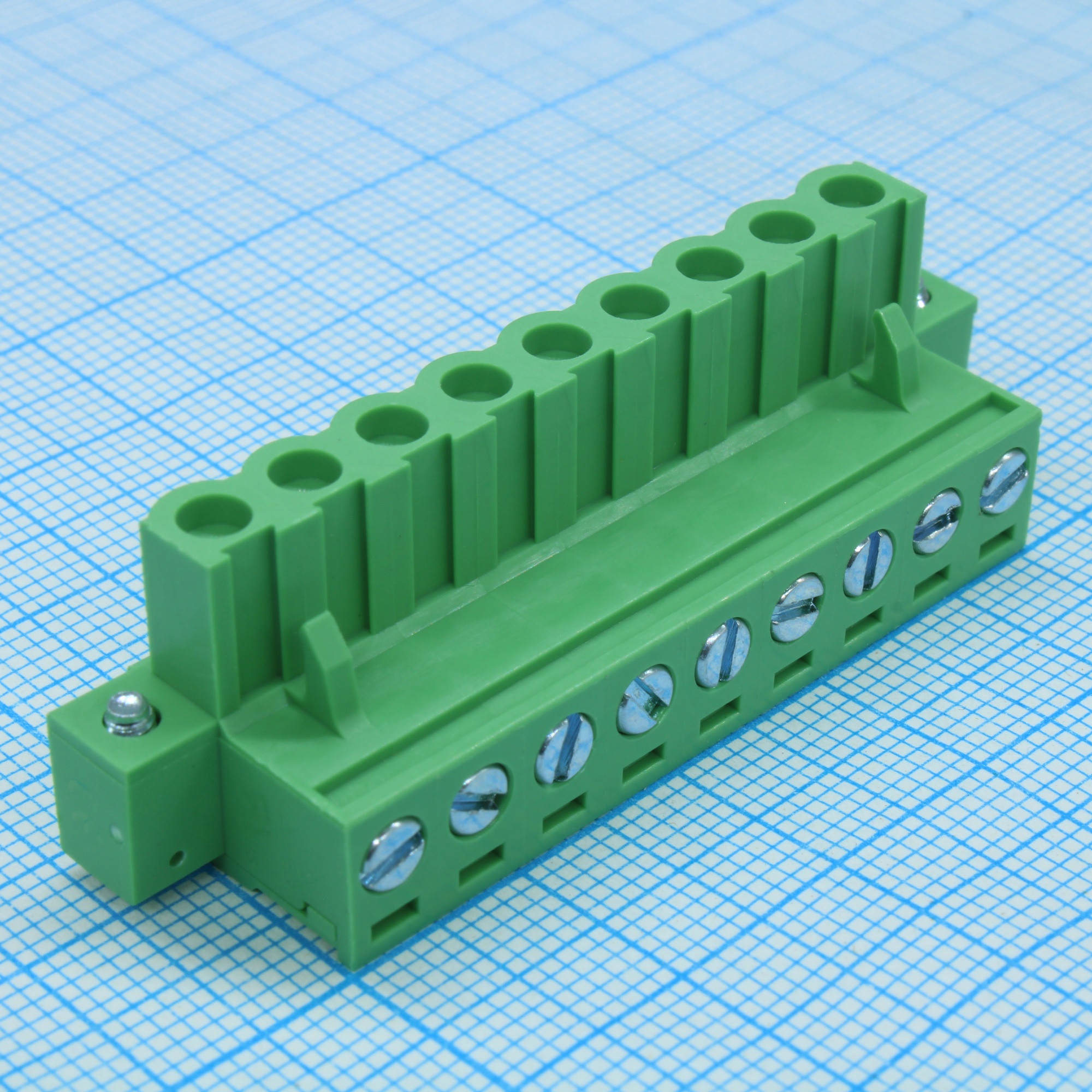 2EDGKM-5.08-09P-14-00A(H) - Разъемный клеммный блок, 9 контактов шаг 5.08мм