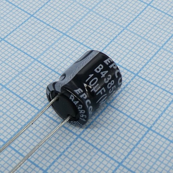 B43851K2106M - Конденсатор радиальный 10мкФ 250В 10*12.5 +105°С