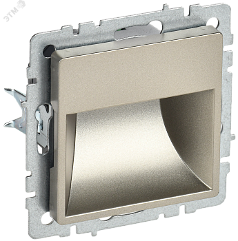 Подсветка светодиодная BRITE встраив. ПЛ20-БрШ шампань BR-FL20-K37