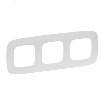 Valena ALLURE Рамка 3 поста жемчуг универсальная 754413