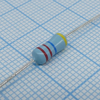 VR37000002205JA100 - Резистор металлопленочный 0.5Вт 22МОм ±5% с аксиальными выводами