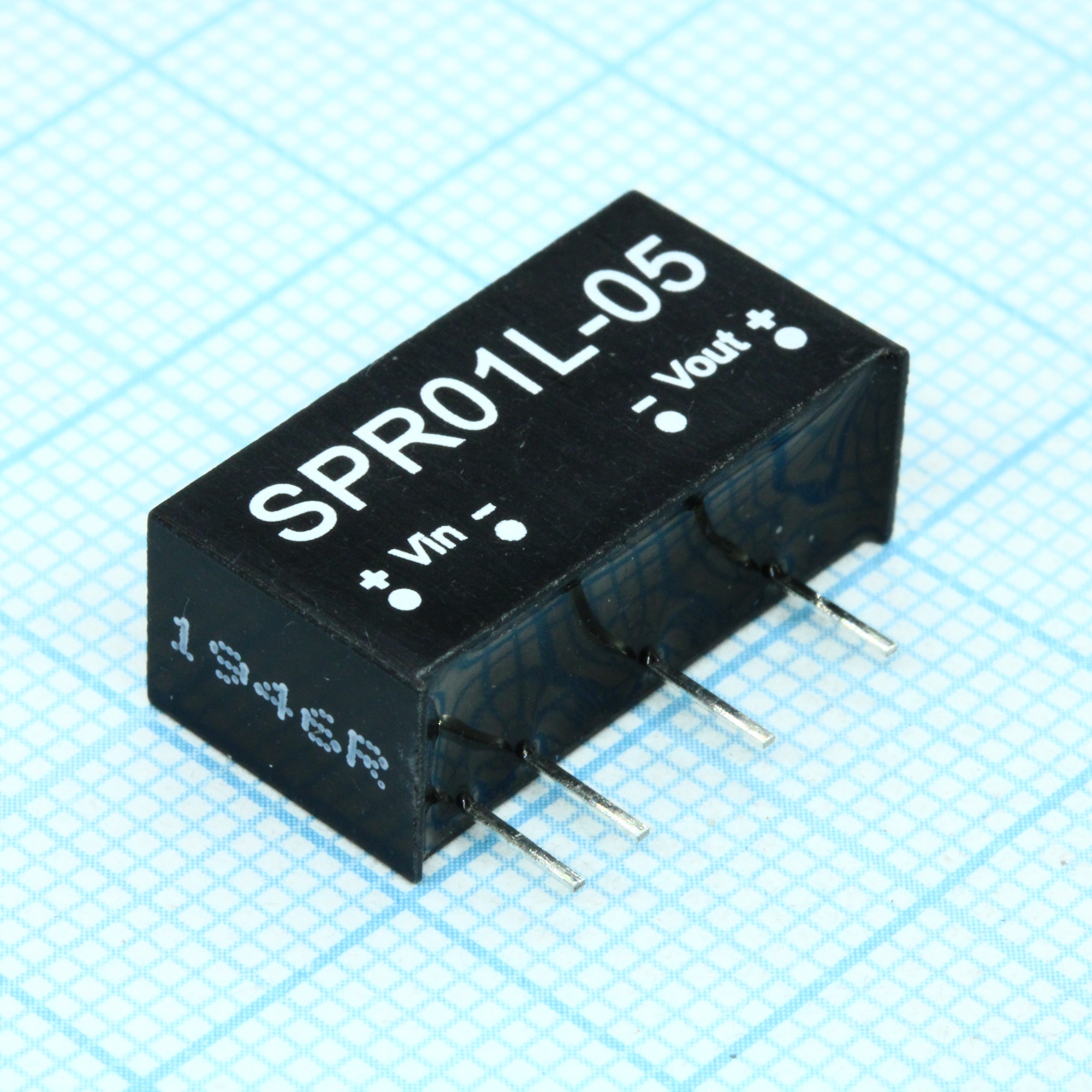 SPR01L-05 - Преобразователь DC/DC, 1Вт, вход 4.4…5.5В, стабил. выход 5В/200мА, изоляция 1000В DC, SIP7, 19.6х10.14х7.1мм., -25°С…+71°С