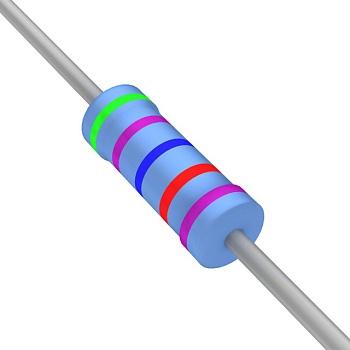 YR1B57K6CC - Постоянный прецизионный резистор 57.6кОм 1/4Вт ±0.1% аксиальный