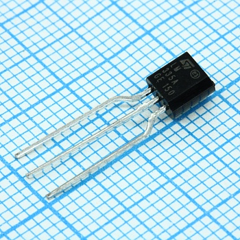 LM335AZT - Датчик температуры Вых. по напряжению, +10мВ/°K, ±1°C, -40°С…+100°C
