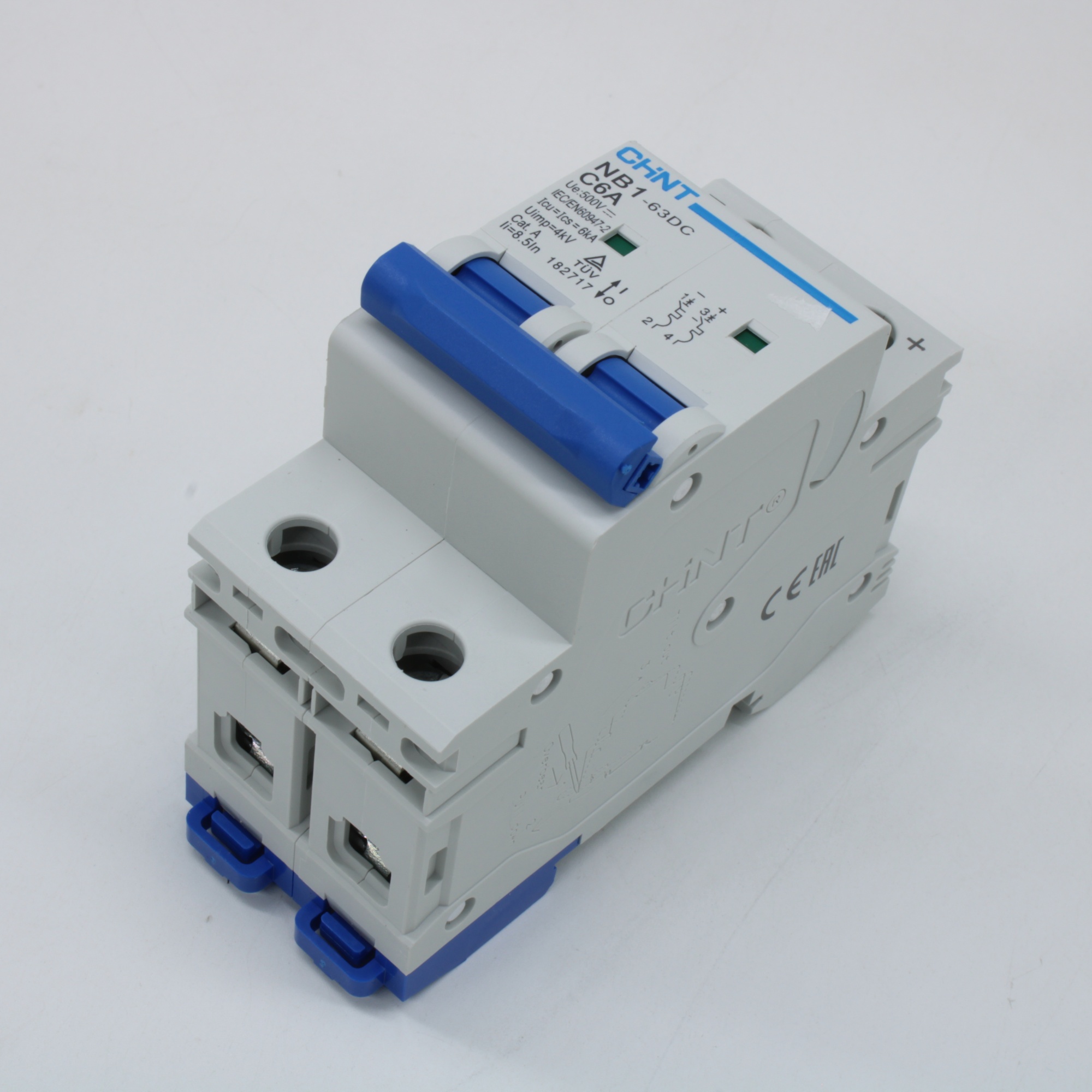 Авт. выкл. NB1-63DC 2P 6А 6кА х-ка C 500В DC (R) 182717