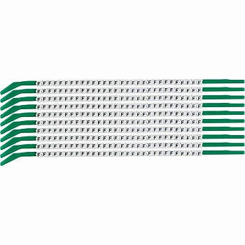 brd313165 - SCN-09-F клипсы, легенда "F", нейлон, для провода диаметром 2.5-3.0мм, 300 шт. в упак.