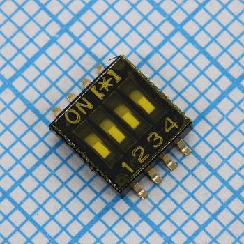 DS1040-03-4SBWR - DIP переключатель 3 группы