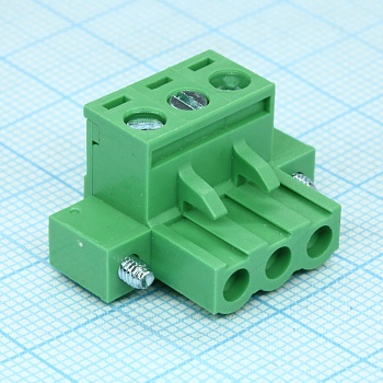 2EGTKM-5.08-03P-14-00 - Разъемный клеммный блок, 3 контакта. Серия 2EGTKM-5.08