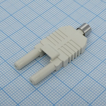 HFBR-4506Z - Разъем VL  сдвоенный серый + дуплексное обжимное кольцо