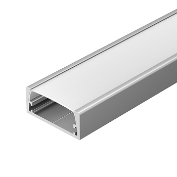 Профиль ARH-WIDE-W39-2000 ANOD 030982 - Алюминиевый анодированный накладной/подвесной профиль для светодиодных лент и линеек. Габаритные размеры (L?W?H): 2000x39x18 мм. Ширина площадки для ленты 31 мм. Экраны, заглушки и другие аксессуары приобретаются от