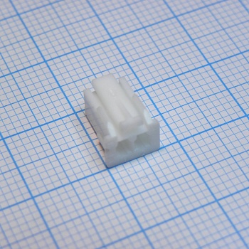 XAP-02V-1 - Разъем типа провод-плата, 2.5 мм, 2 контакт(-ов), Гнездо, Серия XA, 1 ряд(-ов)