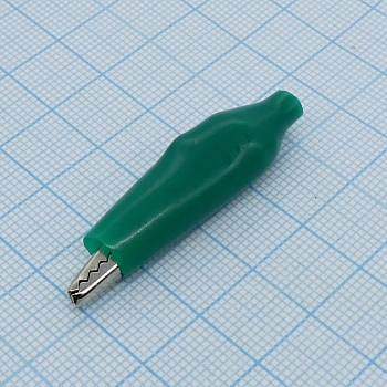 крокодил   8002 GREEN(1226) - зажим типа крокодил