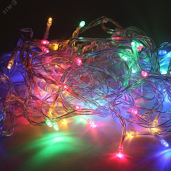 ENOB-2M Гирлянда LED Бахрома 2м*1м мультиколор, 24V, IP44 (80/960) Б0041906