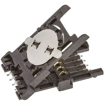 5145299-2 - Держатель карт SIM/SAM 8 контактов шаг 2.54мм прямой для поверхностного монтажа ток 0.2A/контакт картон