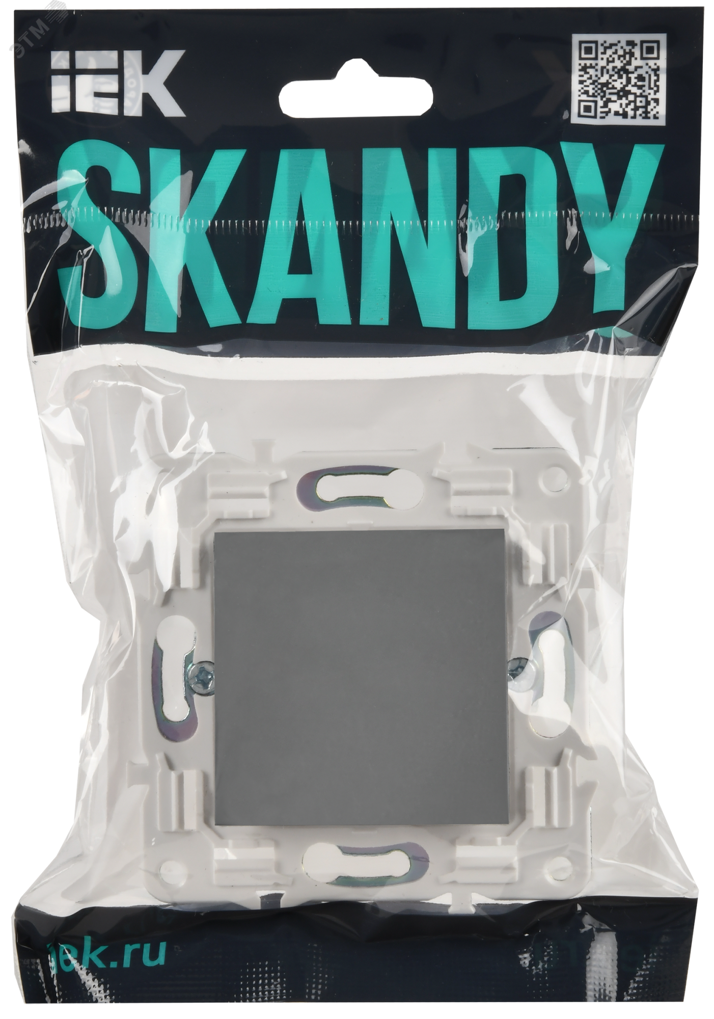 SKANDY Заглушка с суппортом SK-C01Gr серый IEK SK-PL10-K03