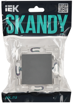 SKANDY Заглушка с суппортом SK-C01Gr серый IEK SK-PL10-K03