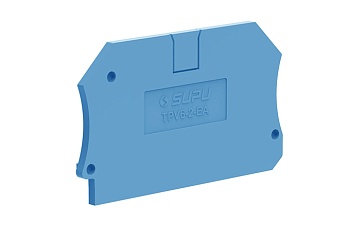 Торцевая крышка TPV6-2-BU-EA - Торцевая крышка для клемм TPV6-2…, цвет: синий