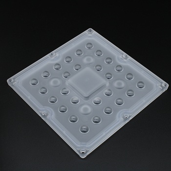 ALHB100D28LED60G - Групповая линза на 28 светодиодов , диаграмма 60° , 100x100mm, PC