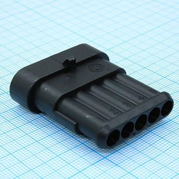 CKK7051-1.5-11 - Корпус разъема, серия 1.5, вилка, 5 контактов, шаг-6мм Operating Voltage 24V