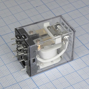 TRL-110VDC-P-2C - Реле силовое, 110VDC, 10A, 2 переключения, в плату