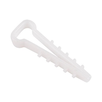 Дюбель-хомут 6-12 прямоуг. бел. (уп.100шт) 07-4612