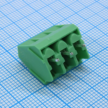 GT103-5.0-03P-14-00 - Винтовой клеммный блок c рельефной обоймой, 3 контакта. Серия GT103-5.0