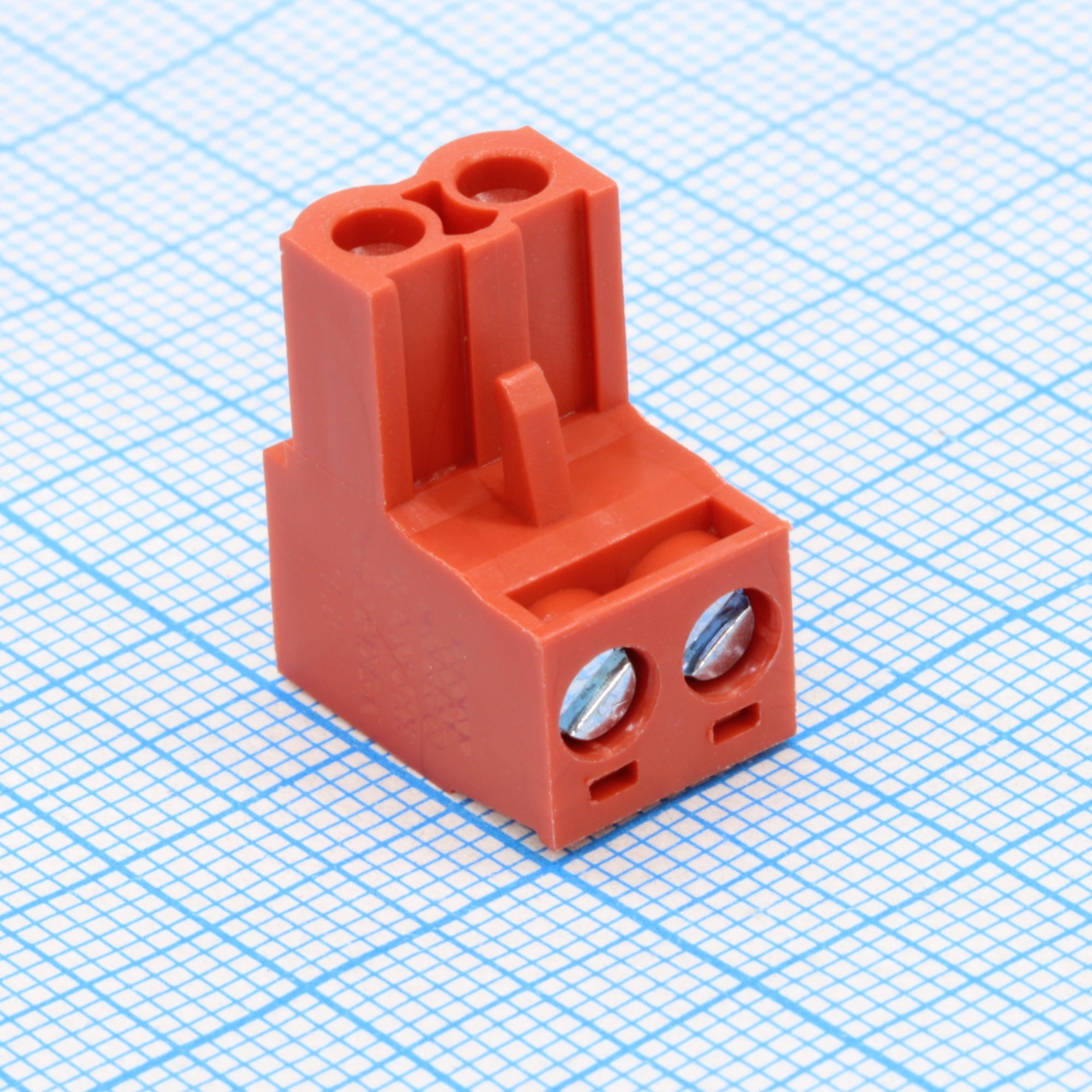 WJ2EDGK-5.0-02P-16-00A - Разъем клеммный винтовой на кабель 2 контакта шаг 5 мм