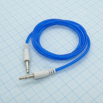 Шнур Джек3,5шт.-Джек3,5шт.(1м) силикон - Шнур Джек3,5шт.-Джек3,5шт.(1м) силикон