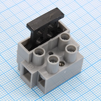 GT1450HB-801-02P-11-100 - Электромонтажный клеммник с предохранителем на 2 контакта.