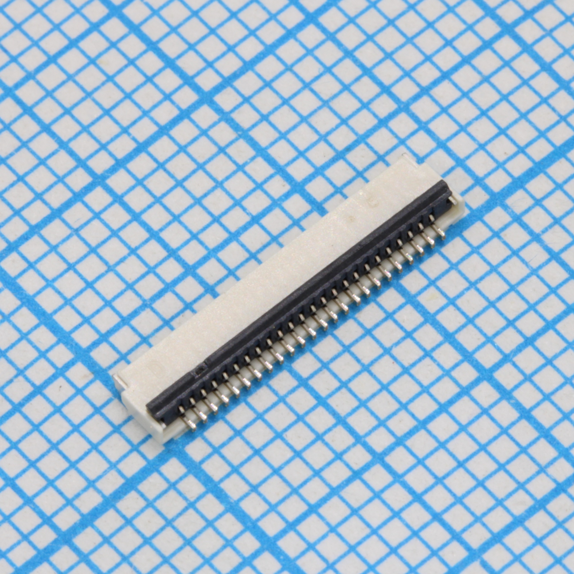 DS1020-19-24VB8R - Разъем FPC (розетка для шлейфа) на плату 24 контакта шаг 0.5мм