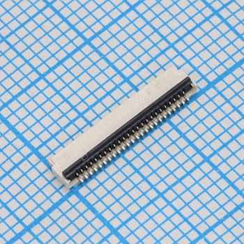 DS1020-19-24VB8R - Разъем FPC (розетка для шлейфа) на плату 24 контакта шаг 0.5мм