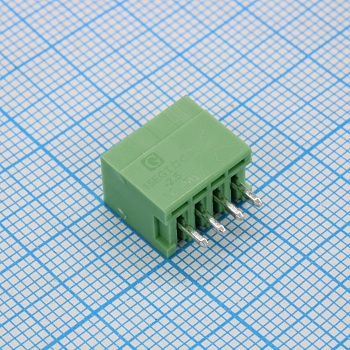 15EGTVC-2.5-04P-14-00 - Разъемный клеммный блок на плату, 4 контакта. Серия 15EGTVC-2.5