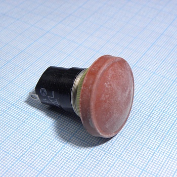 К-2-2П  20мм (металл) - 1 размыкание, красный протектор