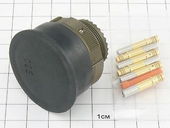 Розетка СНЦ144К-6/17РО11-BWК "5"