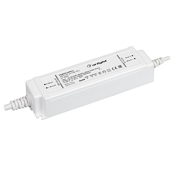 Блок питания ARPJ-SP-231750-PFC (40W, 15-23V, 1.75A) 038620 - Источник тока с гальванической развязкой для светильников и мощных светодиодов. Входное напряжение 220-240 VAC. Выходные параметры: 15-23 В, 1750 mА, 40 Вт. Встроенный PFC >0.9. Герметичный пла