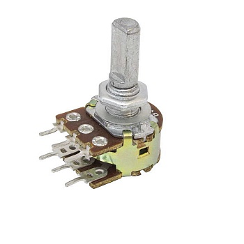 16K2 F 2*20k - Резисторы регулировочные однооборотные(300 °),сдвоенные. Предназначены для работы в электрических цепях постоянного, переменного и импульсного тока.