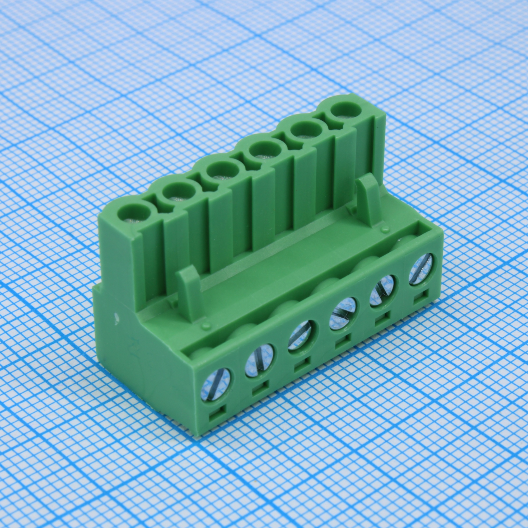 2EDGK-5.08-06P-14-1000 - Разъемный клеммный блок, 6 контактов. Серия 2EDGK-5.08