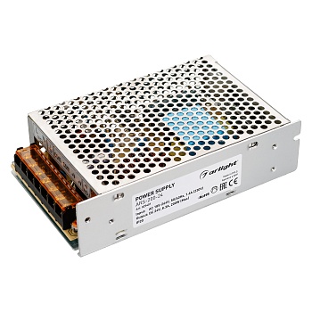 Блок питания ARS-200-24 (24V, 8.3A, 200W) 025401 - Источник напряжения с гальванической развязкой для светодиодных изделий. Входное напряжение 185-264 VAC. Выходные параметры: 24 В, 8,3 А, 200 Вт. Встроенный PFC >0,5. Негерметичный алюминиевый сетчатый ко