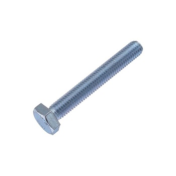 Болт с шестигранной головкой М6х10 DIN 933 класс прочн. 8.8 оцинк. пакет (уп.100шт) UTORM969093М610