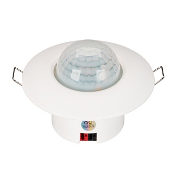 INTELLIGENT ARLIGHT Датчик присутствия KNX-301-012-IN (BUS, PIR) 038408 - ИК датчик присутствия KNX. Встроенные датчики освещенности и температуры. Питание от шины KNX DC 21-30V. Размер 65хO93 мм. Размер утапливаемой части 38хO52 мм.