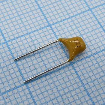 TS170R1H223JSBNB0R - Конденсатор керамический многослойный 0.022мкФ 50В NPO ±5% радиальный 5.08мм 125°C россыпь