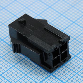 I-DS1073-03-PCB002X2 - Корпус разъема 2х2 контакта шаг 3мм