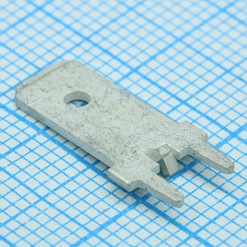 197054001 - Быстроразъемная клемма, латунь, вилка 14,22 мм пакет