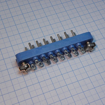 РП10-15 З-П-О вилка - Соединитель  низкочастотный, прямоугольный, внутреннего монтажа