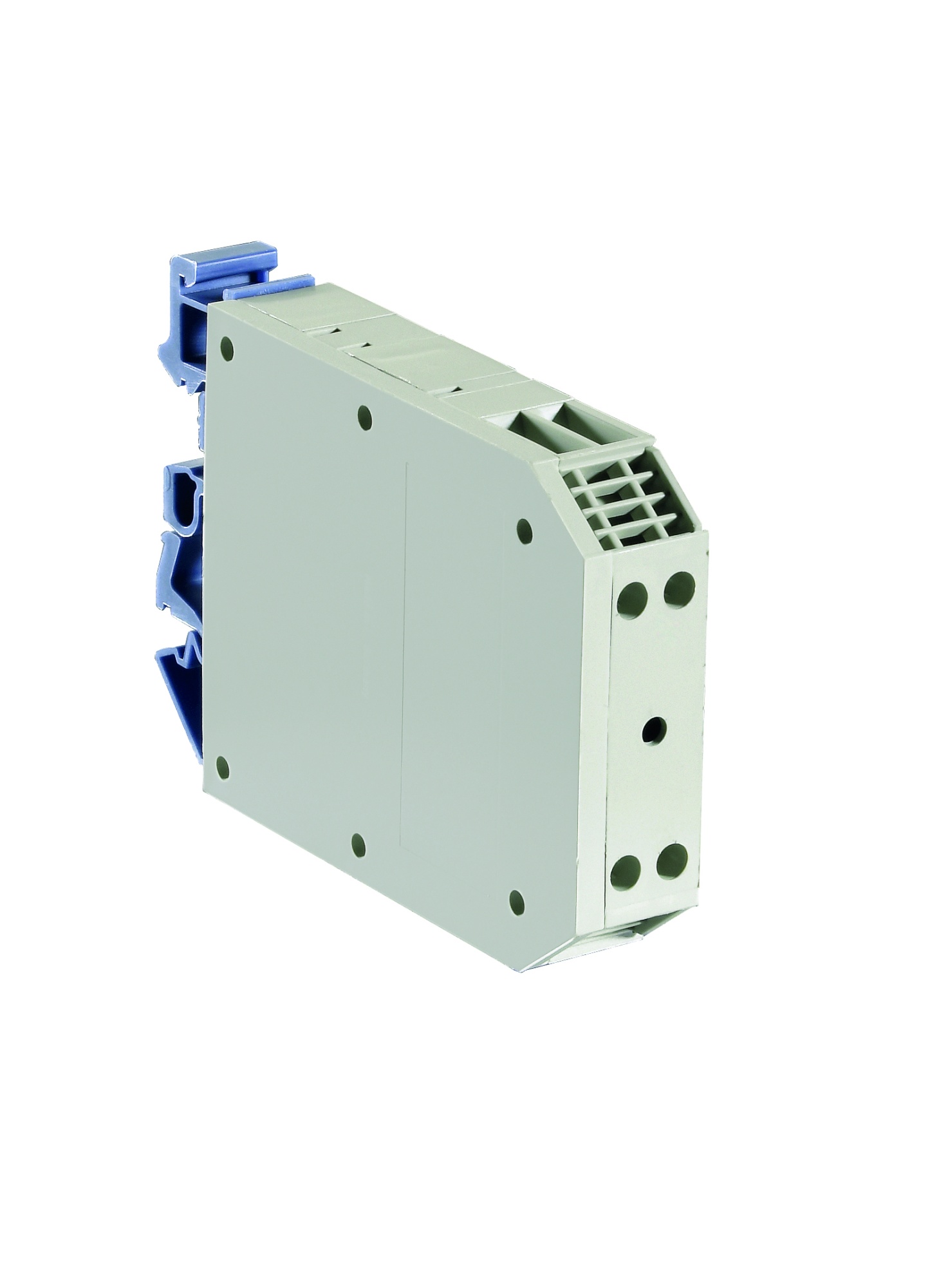 Корпус WEG: 57.801.5053.0 - Пустой корпус с U-образной опорой, габариты, Ш х Г х В (мм): 16,5 x 98 x 58 , пластик, цвет: серый, серия wiebox WEG 2