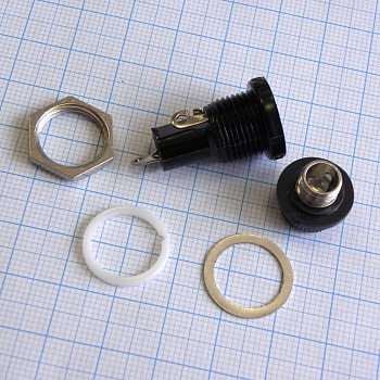 ZH254 - Держатель предохранителя  5*20mm, закрытого типа, монтаж на панель