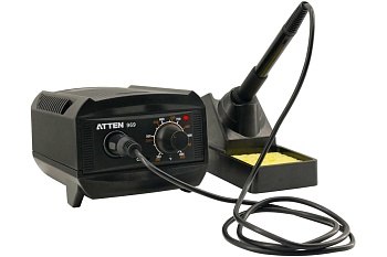 AT-969 - Станция паяльная аналоговая с регулировкой температуры паяльника от 80°С до 480°С, 65Вт